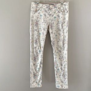 Sanctuary floral print watercolor jeans